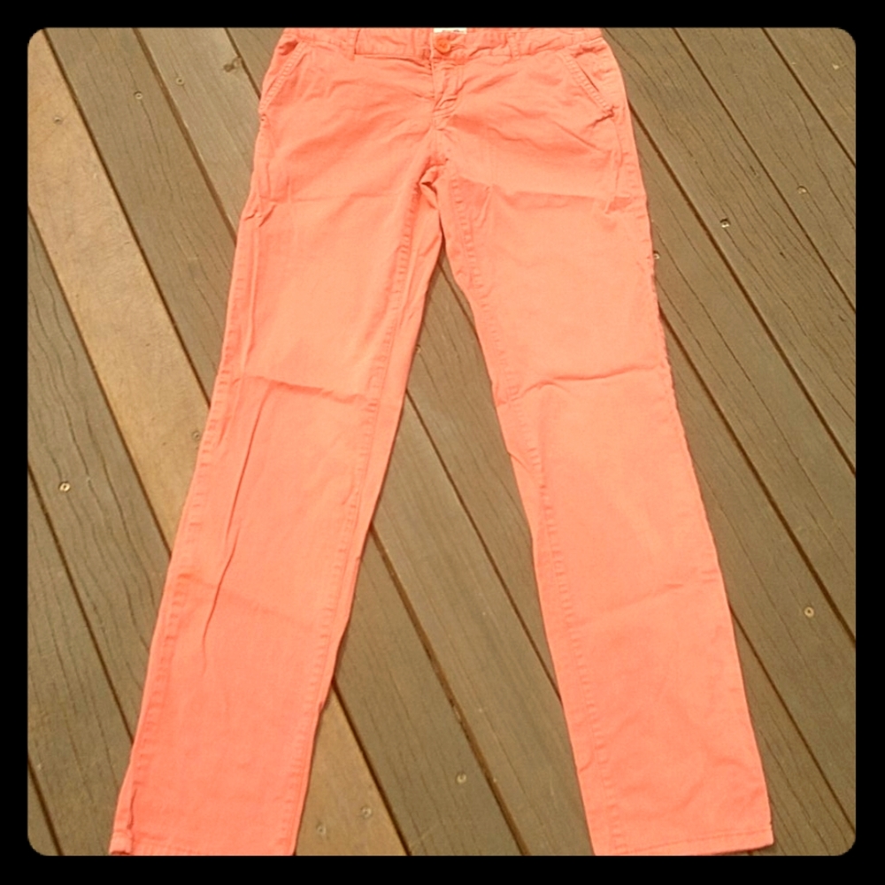 Mossimo 🌞 Coral colored khaki pants size 1 GUC